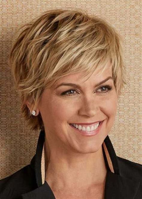 A textured pixie bob with stacked layers is a classic wash-and-wear haircut for ladies over 60. . Short shaggy pixie haircuts 2022